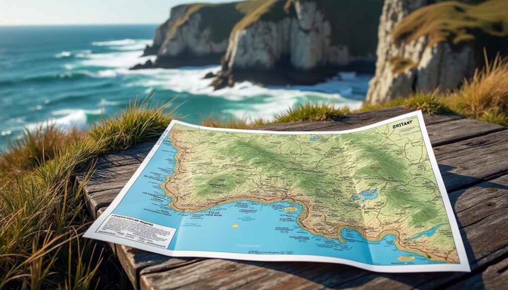 découvrez quelle carte choisir pour explorer les paysages sauvages et les côtes de bretagne, alliant précision et praticité pour vos aventures en pleine nature.
