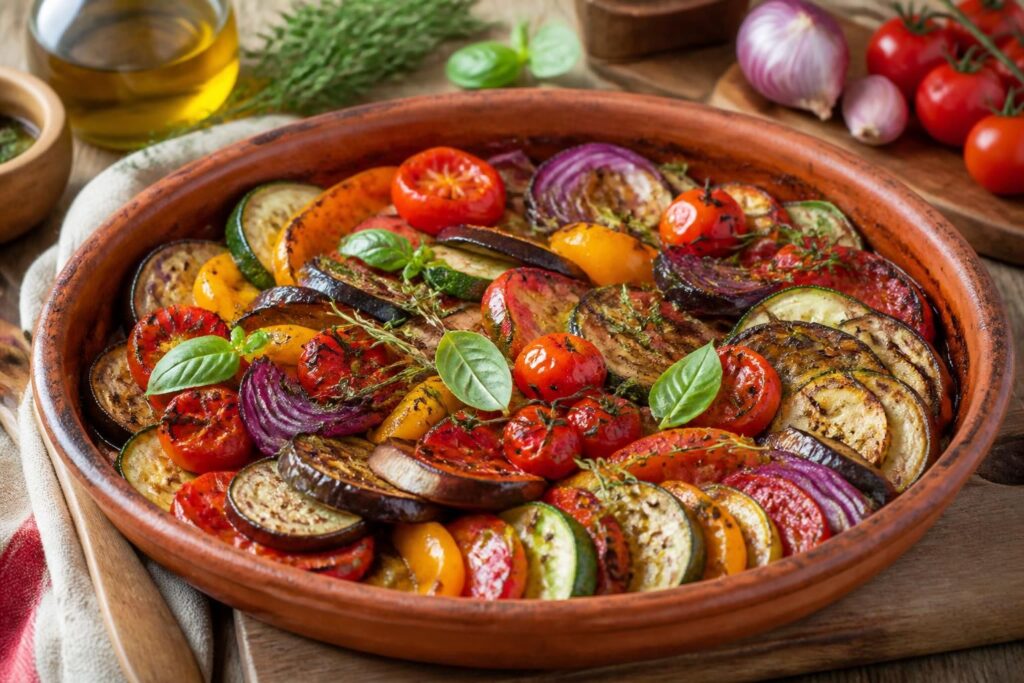 découvrez nos recettes faciles et savoureuses de légumes d'été au four pour sublimer vos repas estivaux avec simplicité et goût.