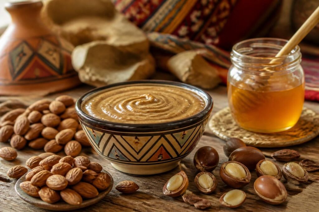 découvrez la recette traditionnelle de l'amlou marocain, ce délice berbère riche en saveurs, et ses bienfaits pour la santé à travers notre guide complet.
