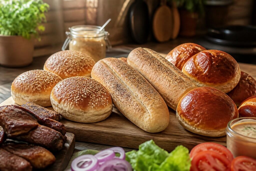 découvrez nos recettes faciles et délicieuses de pain buns maison, parfaits pour burger, kebab ou en version briochée pour des repas gourmands et faits maison.