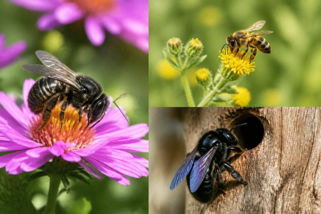 découvrez les différentes espèces d'abeilles noires, solitaires et charpentières, ainsi que leur rôle essentiel dans la pollinisation et l'équilibre de la nature.