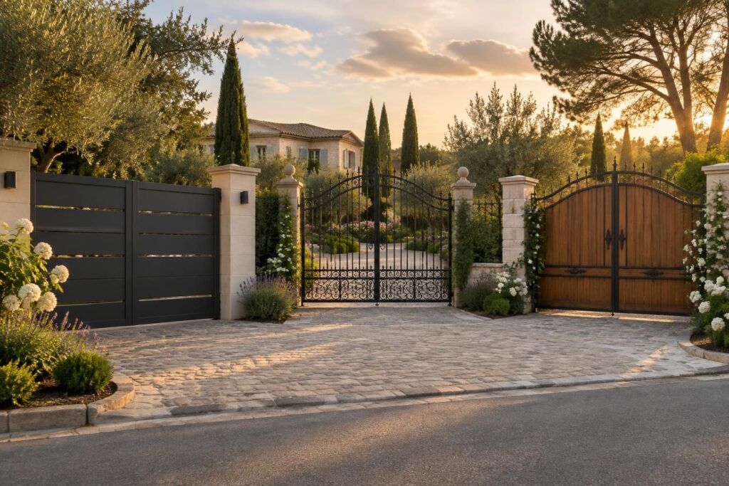 découvrez des idées de décoration pour votre portail extérieur : motifs, couleurs et accessoires pour sublimer l’aluminium, le fer forgé et bien plus.