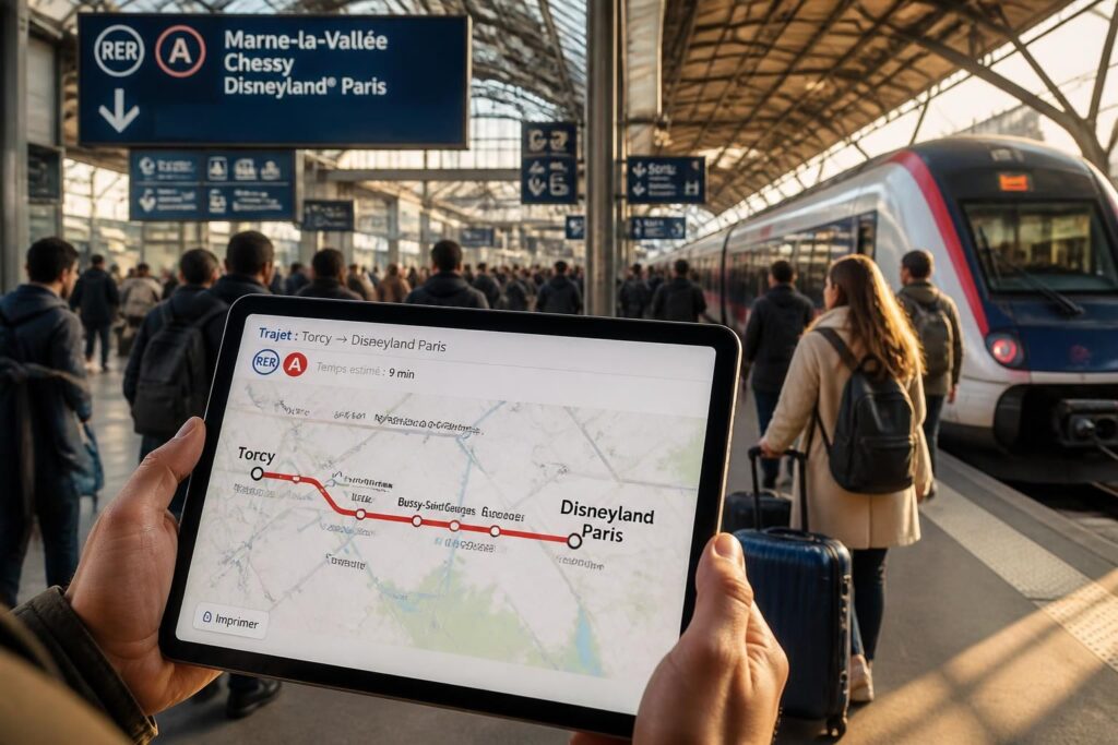 découvrez les horaires et itinéraires du rer de torcy pour rejoindre facilement disneyland paris et planifiez votre trajet en toute sérénité.