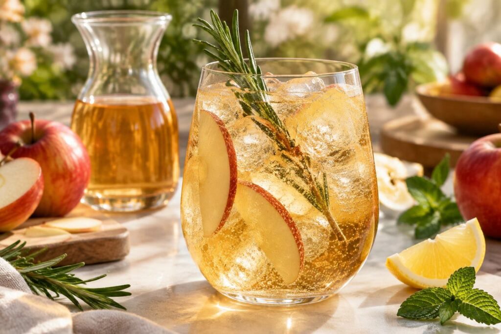découvrez un cocktail au cidre facile à préparer et sans alcool, une boisson rafraîchissante et conviviale pour toutes les occasions.
