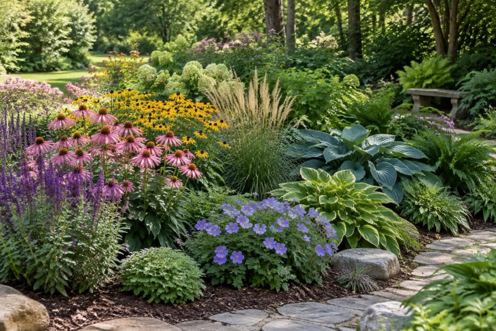découvrez comment choisir des plantes vivaces pour votre massif selon l’ensoleillement et le niveau d’entretien souhaité, pour un jardin fleuri toute l’année.
